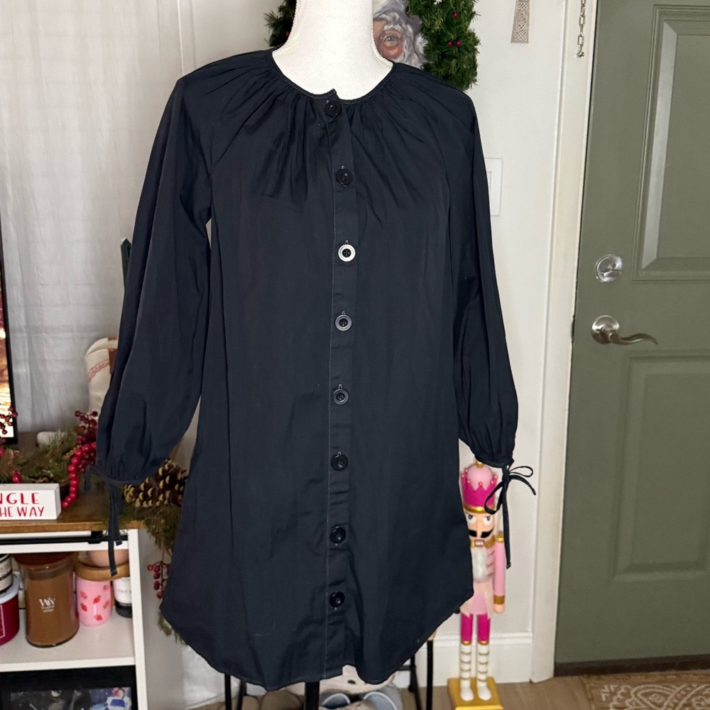 *NWT!* J. Crew Black Garment-Dyed Dress